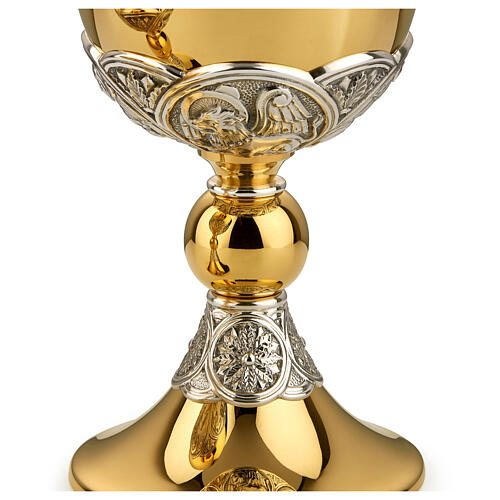Calice ciboire Molina 4 Évangélistes collection classique coupe argent 925 7