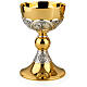 Molina chalice and ciborium with four Evangelists, classic style, 925 silver s1