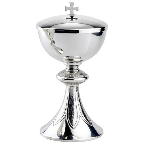 Calice pisside patena offertoriale cesellati Molina collezione argento artistico  3