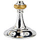 Calice pisside patena offertoriale Molina collezione argento artistico nodo bicolore s6
