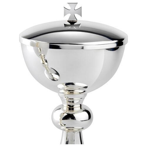 Molina chalice ciborium and bowl paten, slightly hammered, silver-plated 4