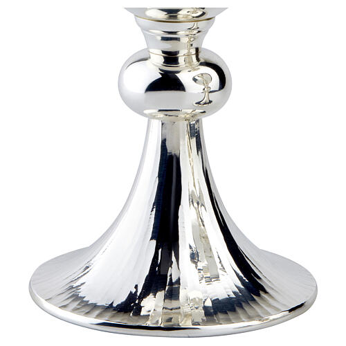 Molina chalice ciborium and bowl paten, slightly hammered, silver-plated 6
