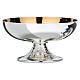 Molina bowl paten of hammered silver-plated brass s1