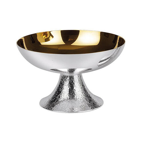 Set of Molina chalice and paten, chiselled base, modern design 4