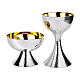Molina chalice and paten set hand-chiseled in modern style s1