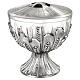 Silver-plated ciborium with embossed wheat pattern, Molina, 8 in s1