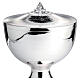 Silver-plated ciborium with hammered finish, Molina, 9 in s2