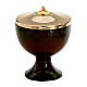 Red enamelled ciborium with gold plated lid, Molina, 9 in s1