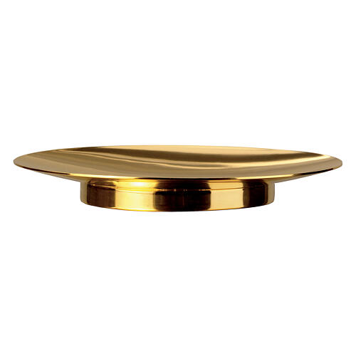 Molina paten with smooth gold plated finish, 5.5 in 1