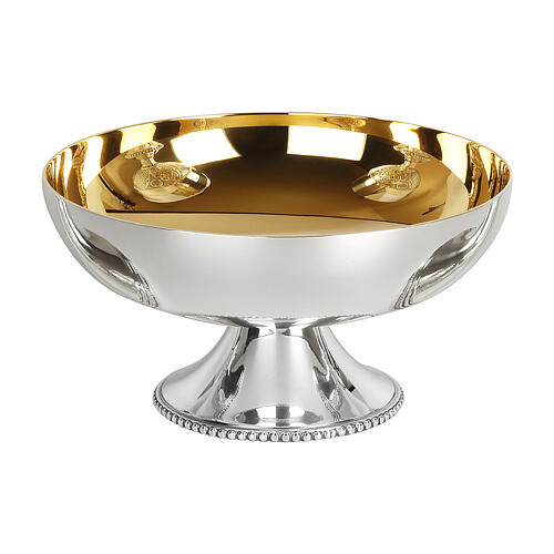 Eucharistic set by Molina, gold plated brass, Gothic design 4