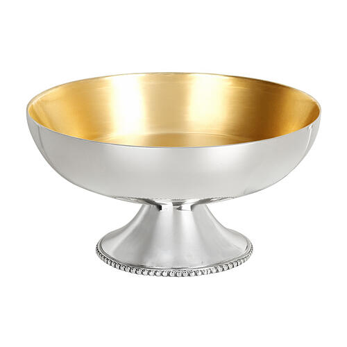 Set para eucaristía Molina de latón dorado con diseño gótico 7