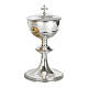 Set pour Eucharistie Molina en laiton doré avec design gothique s3