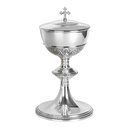 Set per eucarestia Molina in ottone dorato con design gotico  6