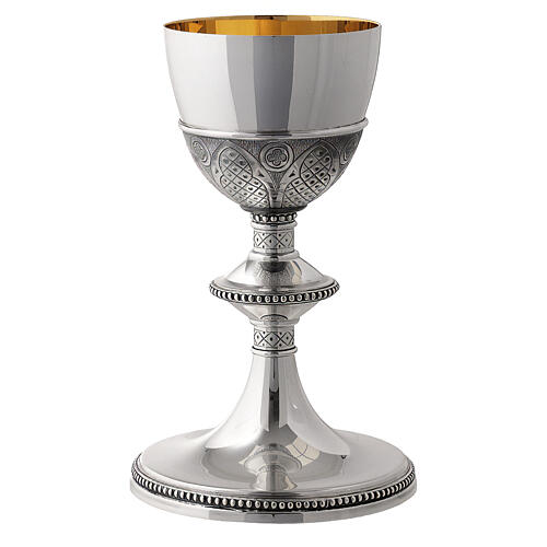 Set per eucarestia Molina in ottone dorato con design gotico  9