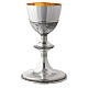Molina Eucharist set in gilt brass with gothic design s5