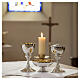 Set per eucarestia Molina in ottone decoro torciglione s2