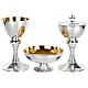 Molina Eucharist set in brass with twisted decoration s1