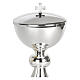 Molina Eucharist set in gilded brass with chiseled base s5