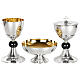 Set para eucaristía Molina de latón dorado con nudo negro s1