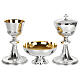 Molina Eucharist set in gilded brass with leaf design s1