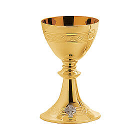 Eucharistic set, Crown of thorns, Molina, gold plated brass