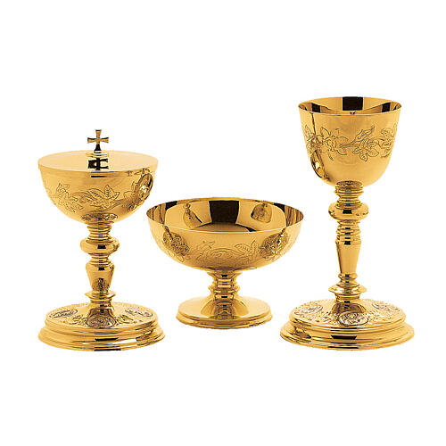 Set cáliz copón y patena Molina pasiflora evangelistas 1