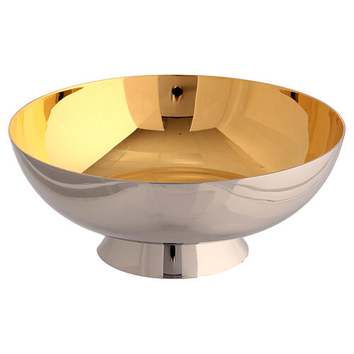 Set of chalice ciborium and paten bowl, stainless steel, Molina 3