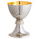 Set of chalice ciborium and paten bowl, stainless steel, Molina s2