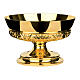 Chalice ciborium and paten bowl, Molina brass set s3