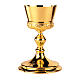 Set copón cáliz patena para ofrendas Molina latón s1