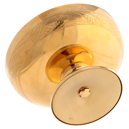 Pisside patena Molina spighe ottone  3