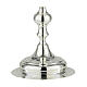 Rocchetto brass chalice silver finish h 20 cm s3