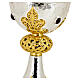 Chalice Lily brass knot crown of thorns h 25 cm s6