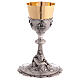 Deposition of Christ chalice, silver-plated brass, h 8 in s1