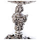 Ciborium Florentine fretwork silver finish h 35 cm s7