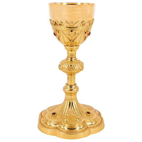 Chalice and ciborium, French collection, gold-plated finish 3