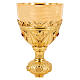 Chalice and ciborium, French collection, gold-plated finish s2