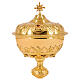 Calice e pisside collezione francese finitura dorata s5