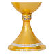 Cálice Coroa de Espinhos acabamento dourado e prateado h 20 cm s3