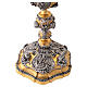 Calice Vita di Cristo coppa argento 925 finitura oro argento 25 cm s6