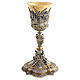 Calice baroque Christ Marie et Évangélistes h 24 cm s1