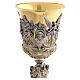 Calice baroque Christ Marie et Évangélistes h 24 cm s9