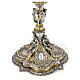 Cálice barroco Cristo Maria e Evangelistas h 25 cm s9