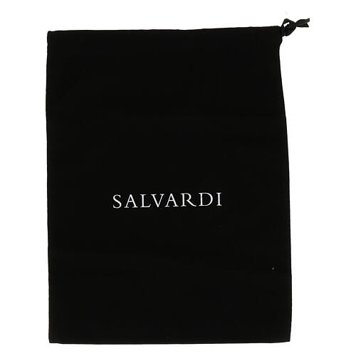 Sacchetto 28x28cm porta calice cotone nero 2