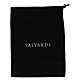 Sacchetto 28x28cm porta calice cotone nero s2