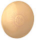 Patène IHS soleil flamboyant Molina laiton doré 14 cm s1