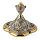 Calice Cène style baroque laiton bicolore s3
