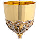 Calice quattro scene ottone barocco bicolore s2