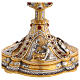 Calice quattro scene ottone barocco bicolore s7