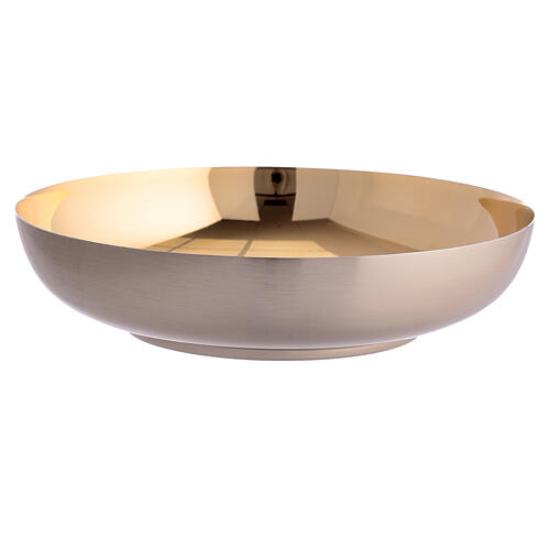 Kelch, Ziborium, Patene und Hostienschale im modernen Stil aus versilbertem Messing 6